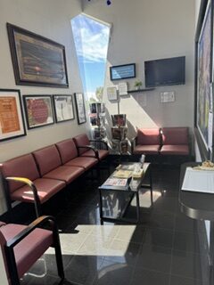 Lobby inside the Island Doctors Flagler Beach office